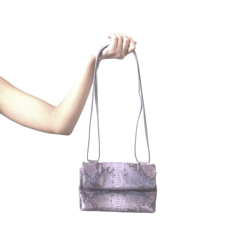 LITTLE PUFFY | PURPLE SNAKE PRINT
