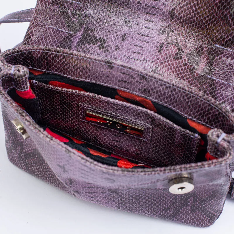 LITTLE PUFFY | PURPLE SNAKE PRINT