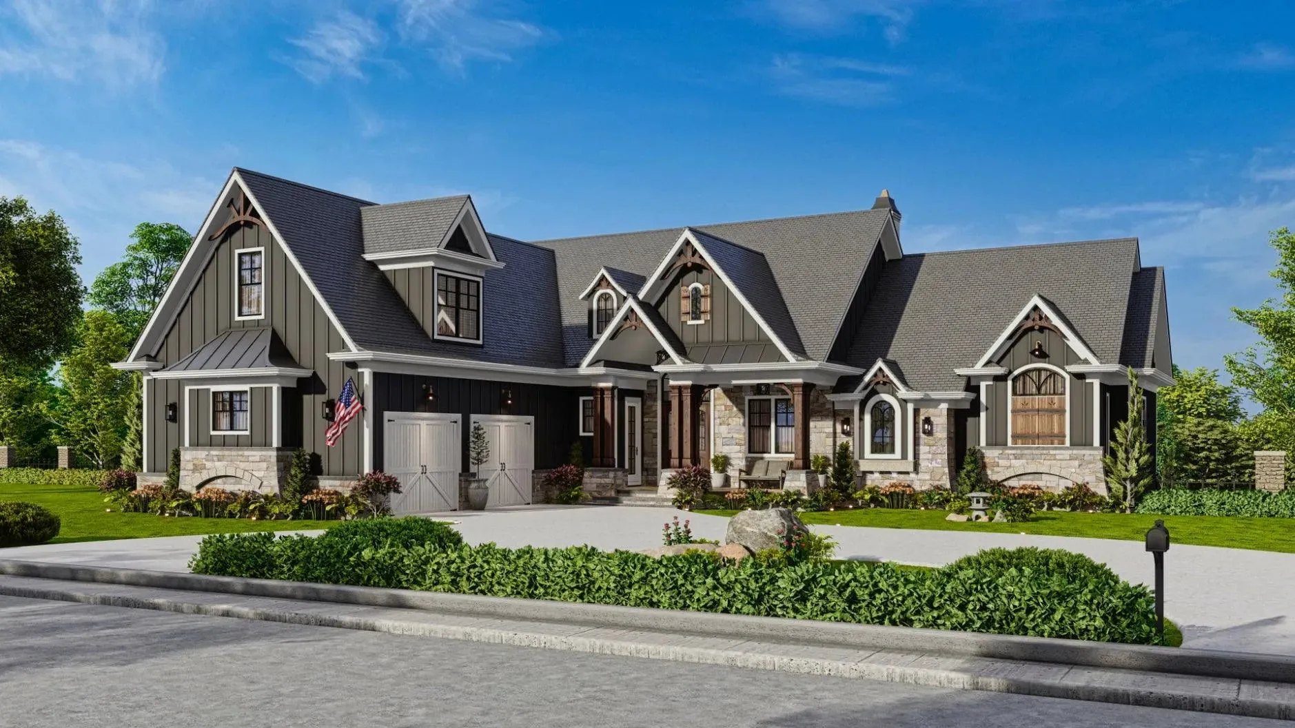 Luxurious 3-Bedroom Home with Basement, Media Room, and Outdoor Living