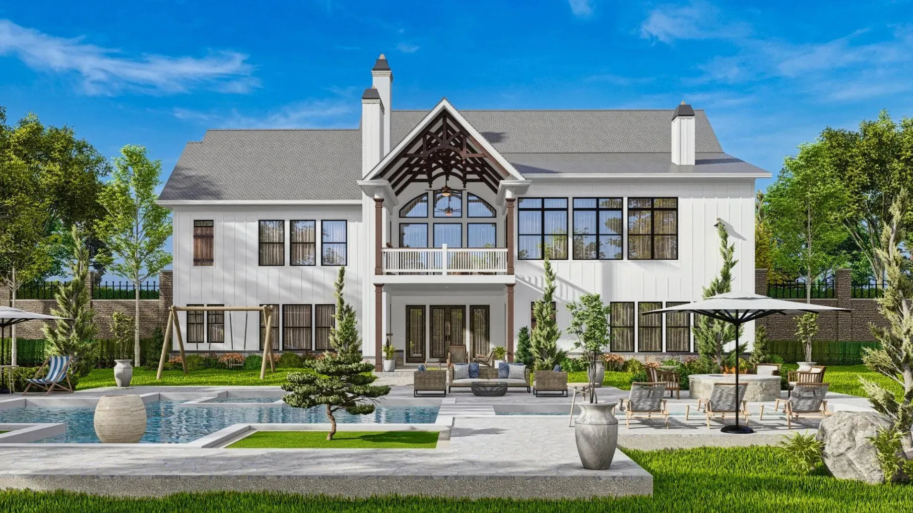 Luxurious 3-Bedroom Home with Basement, Media Room, and Outdoor Living
