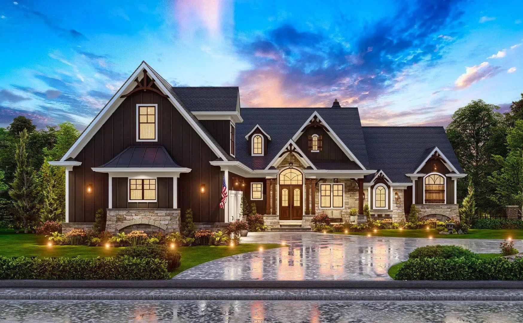 Luxurious 3-Bedroom Home with Basement, Media Room, and Outdoor Living