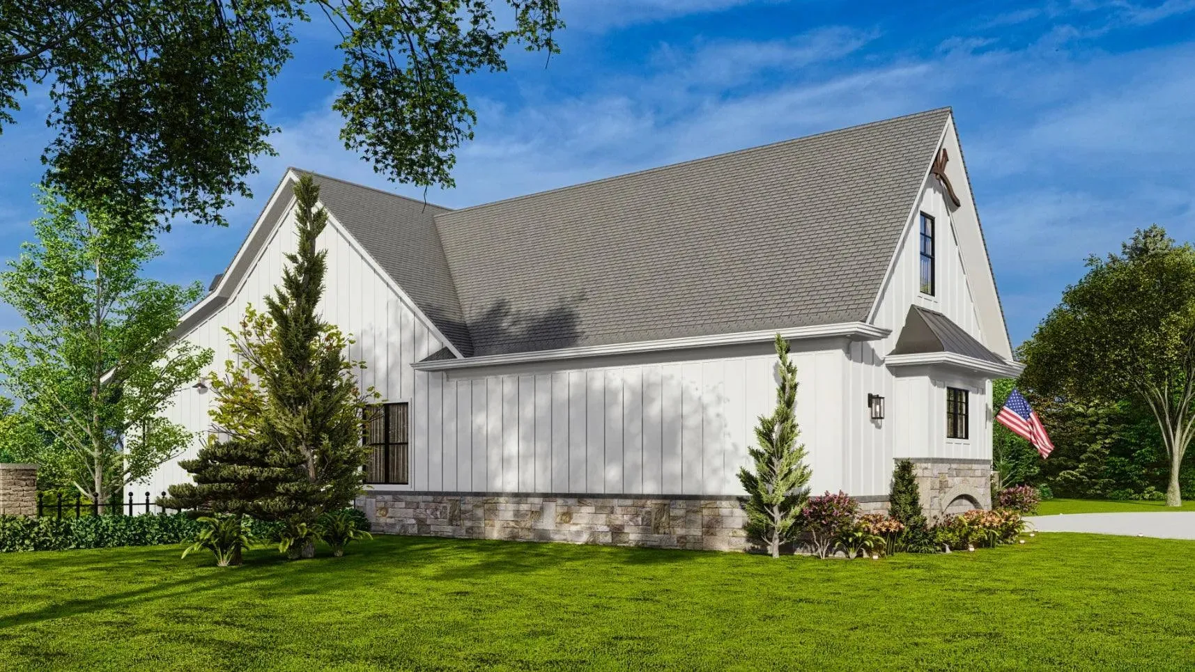 Luxurious 3-Bedroom Home with Basement, Media Room, and Outdoor Living