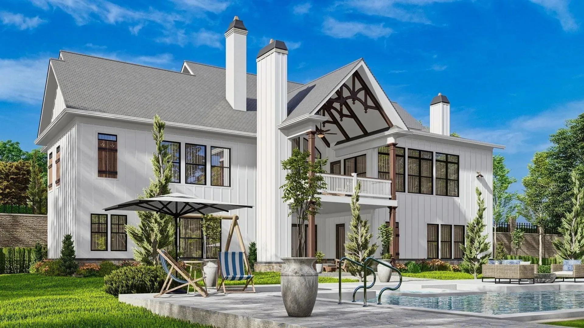 Luxurious 3-Bedroom Home with Basement, Media Room, and Outdoor Living