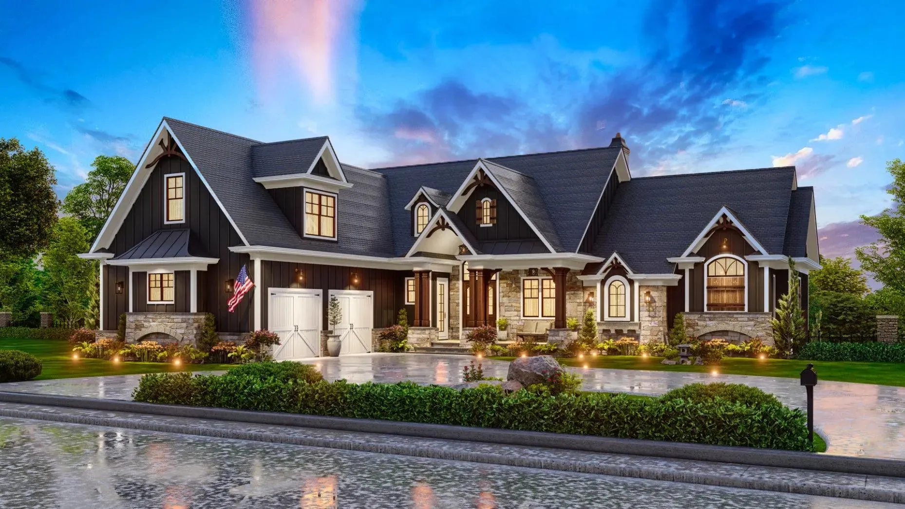 Luxurious 3-Bedroom Home with Basement, Media Room, and Outdoor Living