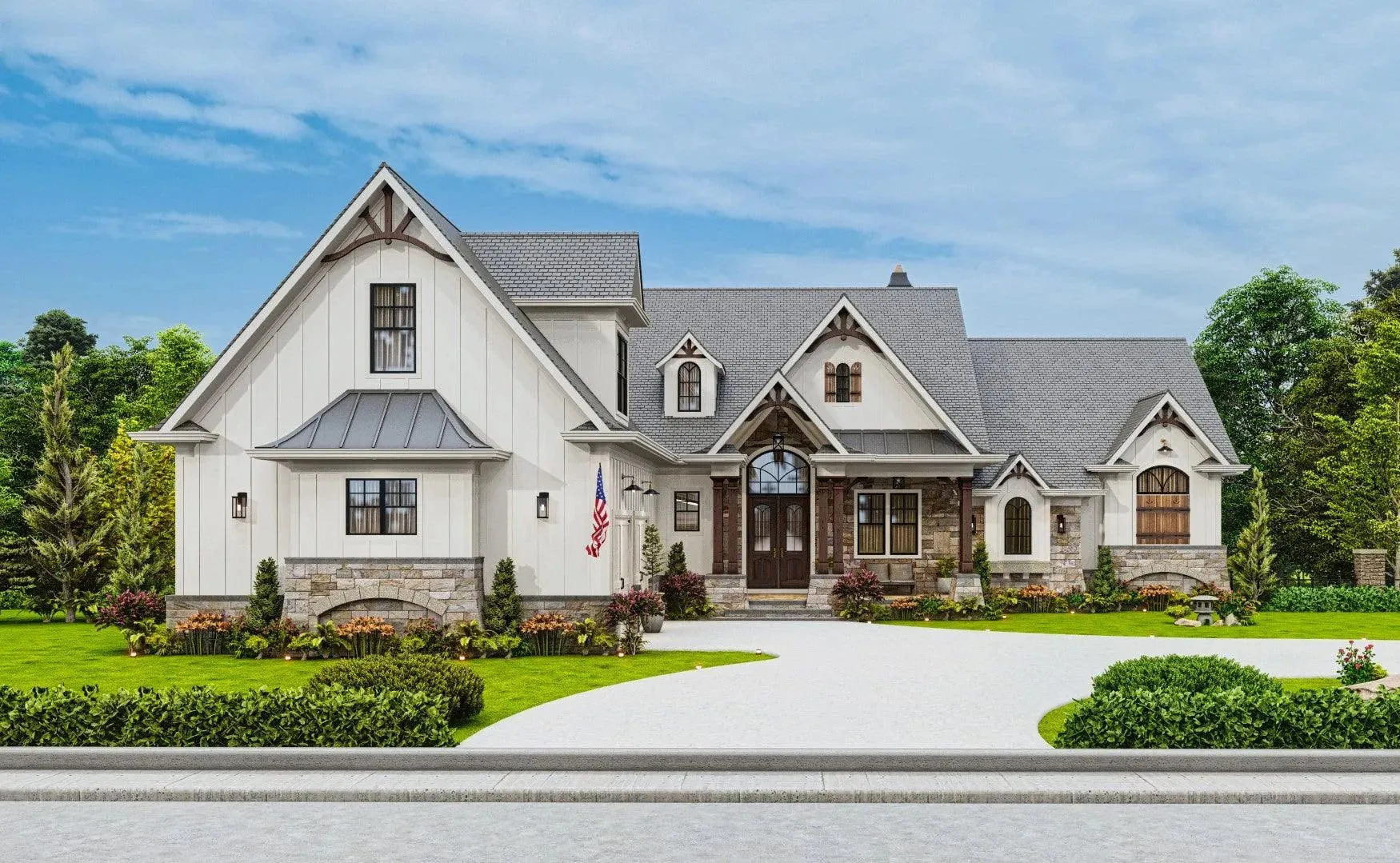 Luxurious 3-Bedroom Home with Basement, Media Room, and Outdoor Living