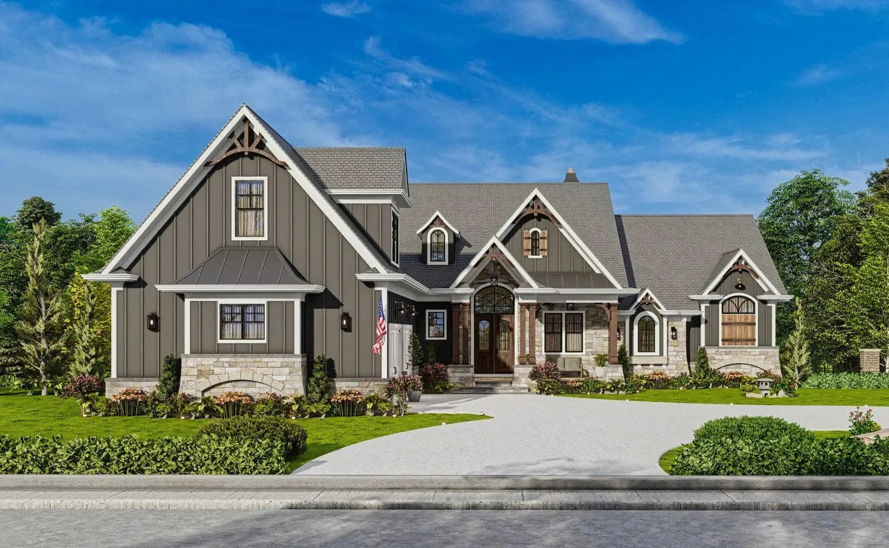 Luxurious 3-Bedroom Home with Basement, Media Room, and Outdoor Living