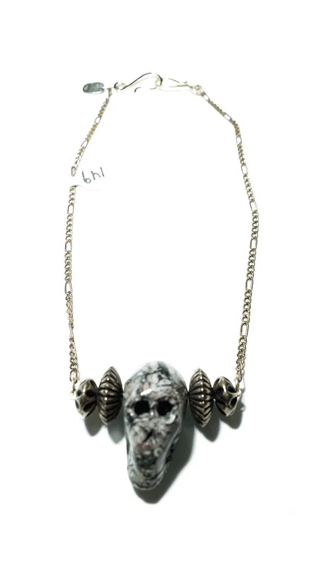 Lynnie B. Multi-Colored Skull Necklace