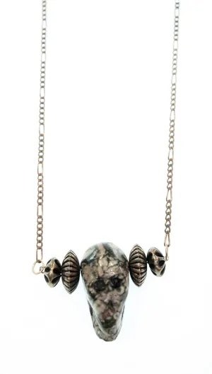 Lynnie B. Multi-Colored Skull Necklace