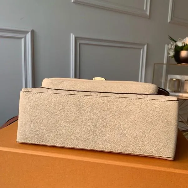 Marignan Messenger Bag In Empreinte Leather M44545 Crème Beige/caramel 2019 Collection