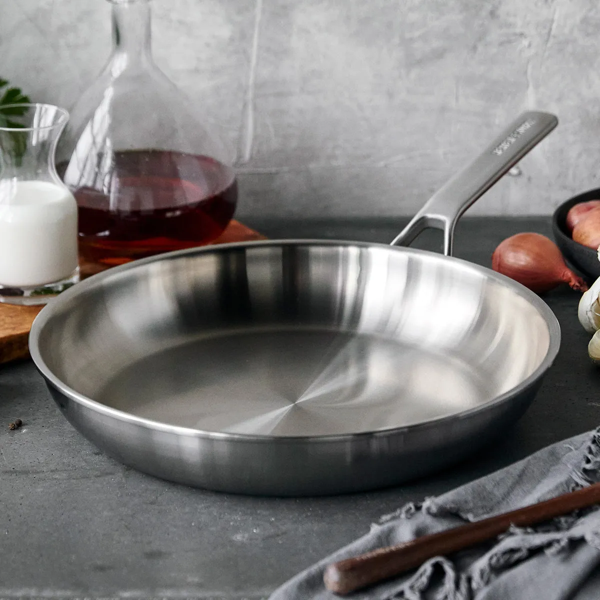 Merten & Storck Stainless Steel 12" Frypan