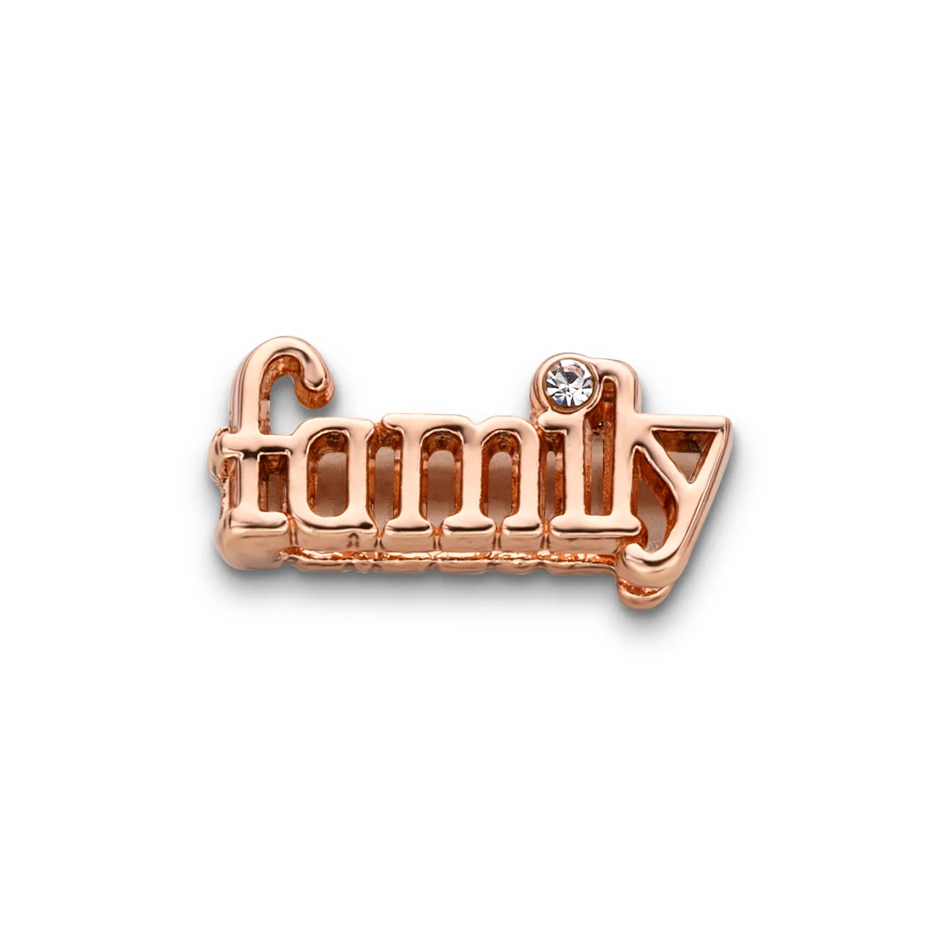 Mesh charm family rosé gold