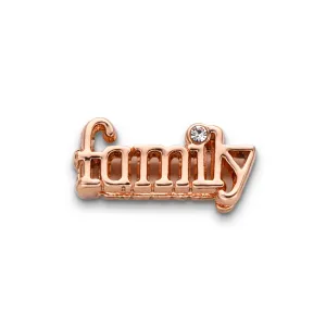 Mesh charm family rosé gold