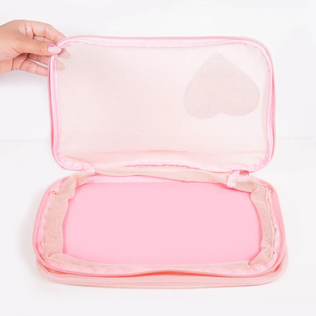 MESH COSMETIC BAG - Medium