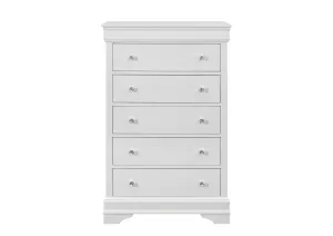Metallic White Pompei Chest