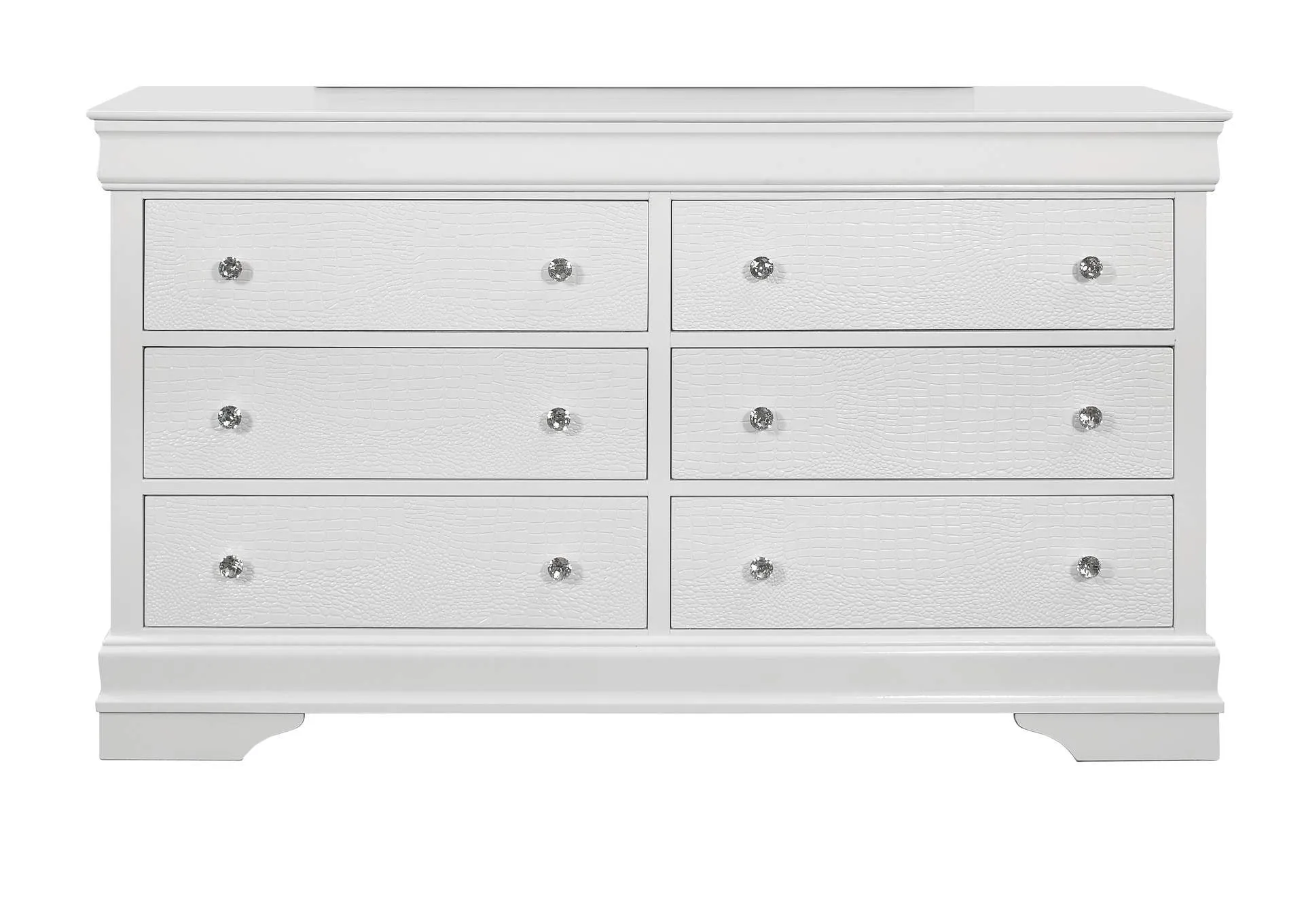 Metallic White Pompei Dresser
