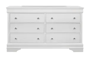 Metallic White Pompei Dresser