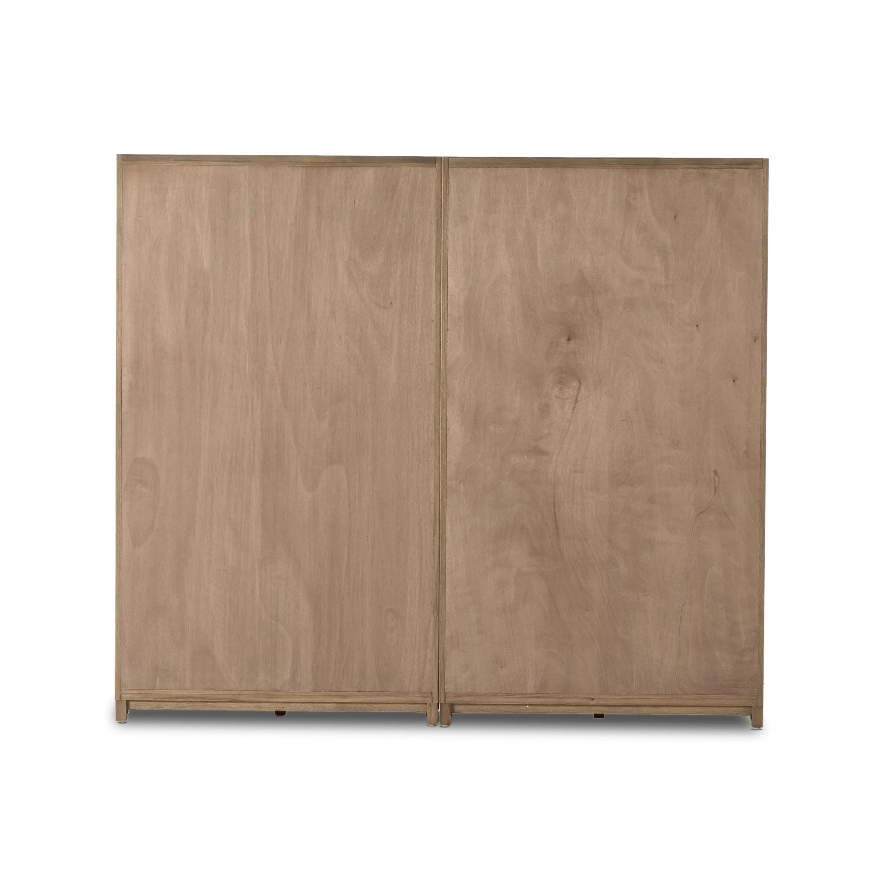 Millie Panel And Glass Door Double Cabinet