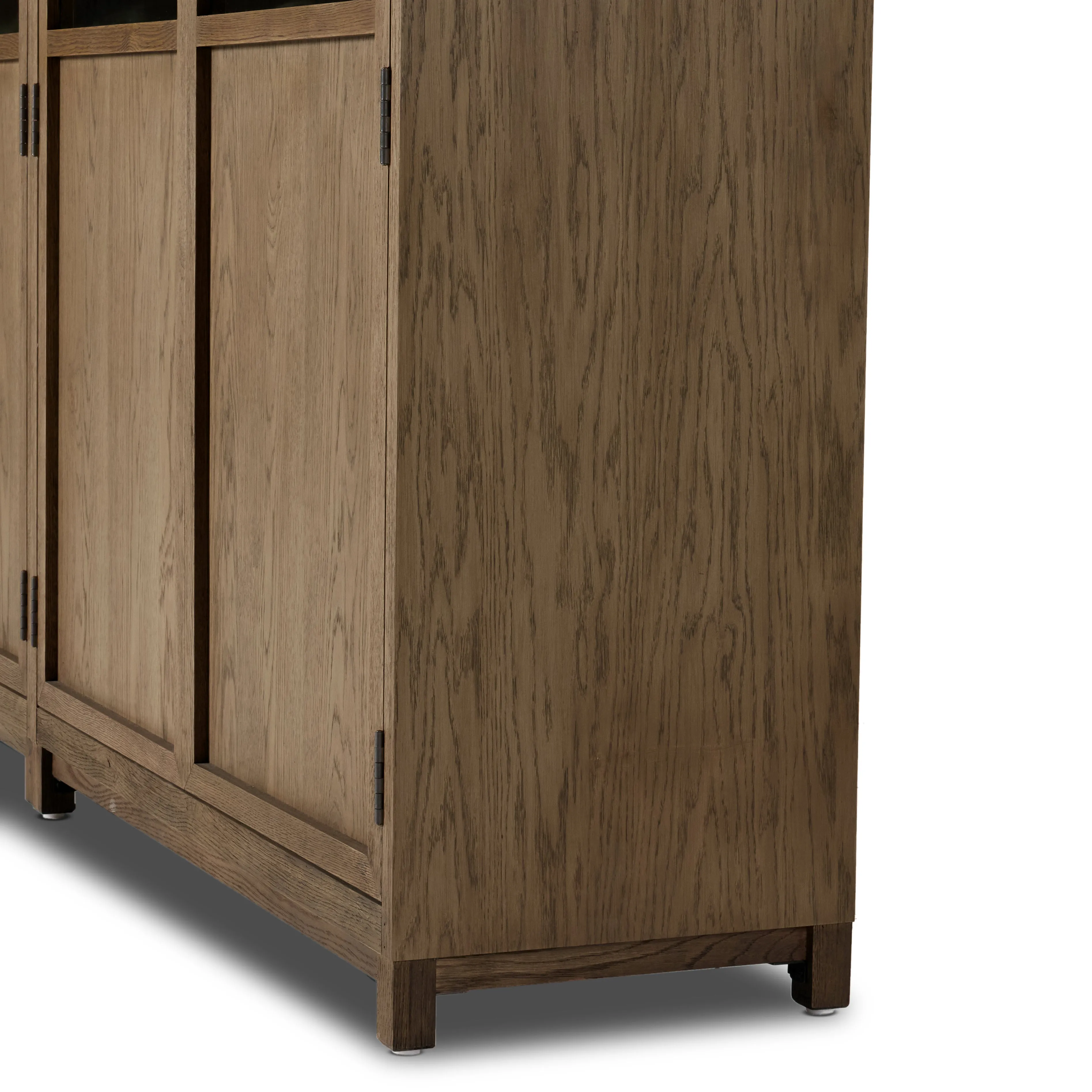 Millie Panel And Glass Door Double Cabinet