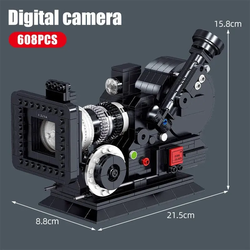 MOC Retro Digital Video Camera MINI Bricks Toys