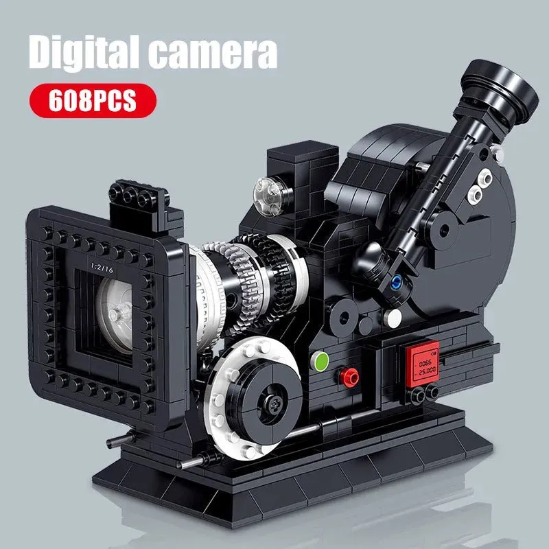 MOC Retro Digital Video Camera MINI Bricks Toys
