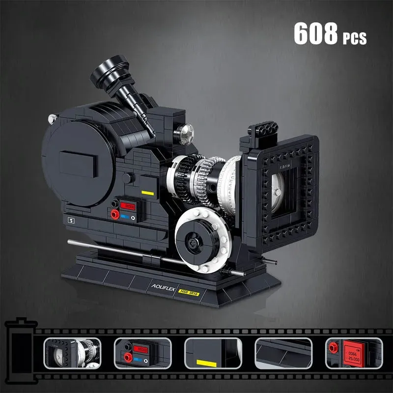 MOC Retro Digital Video Camera MINI Bricks Toys