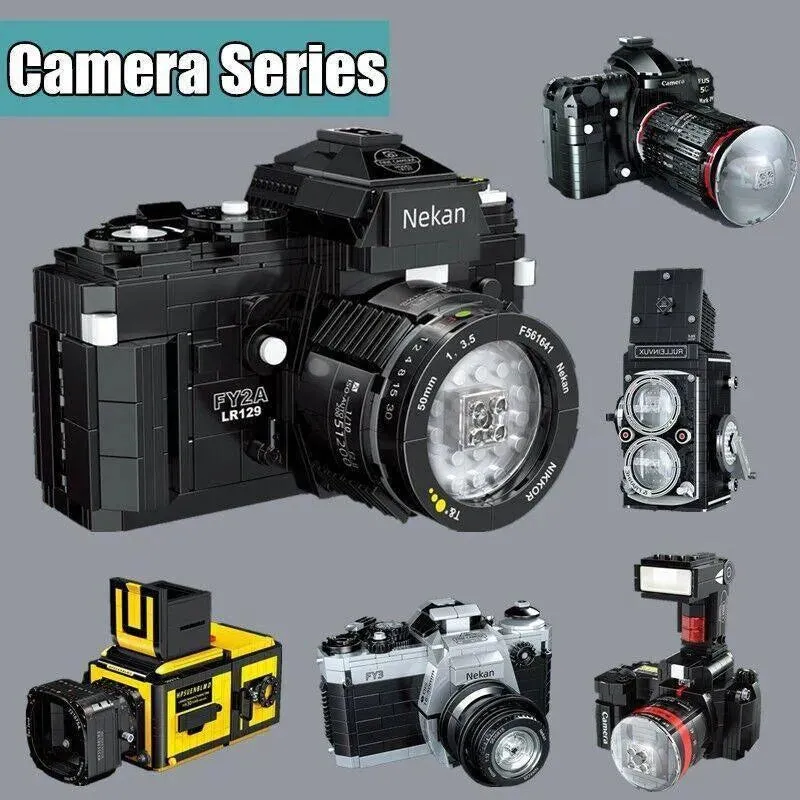 MOC Retro Digital Video Camera MINI Bricks Toys