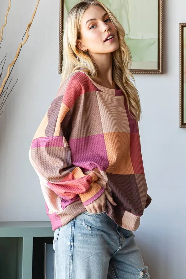 Multi-Colored Oversized Sweatshirt