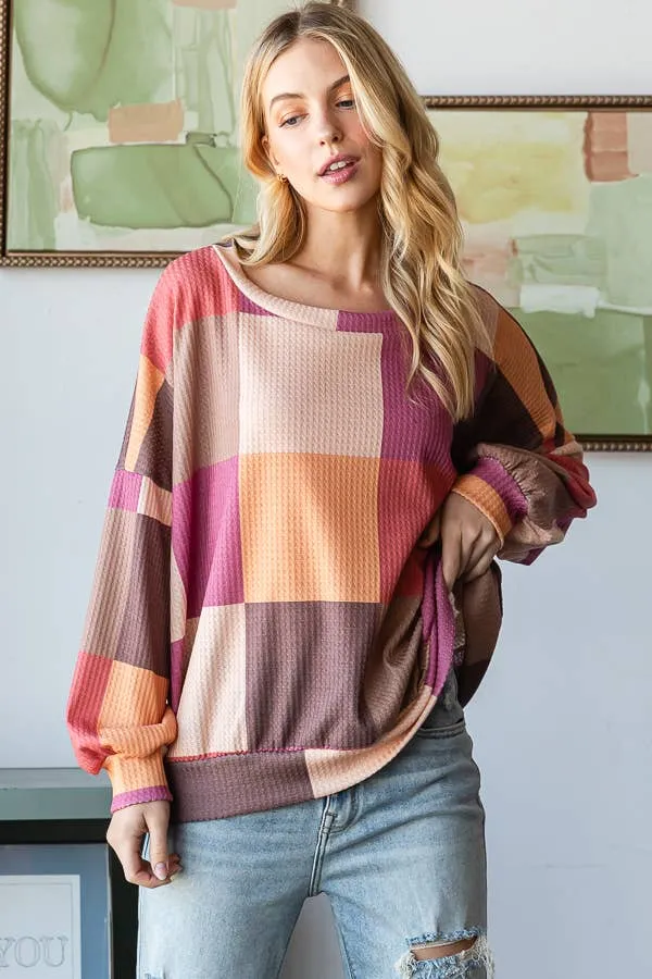 Multi-Colored Oversized Sweatshirt