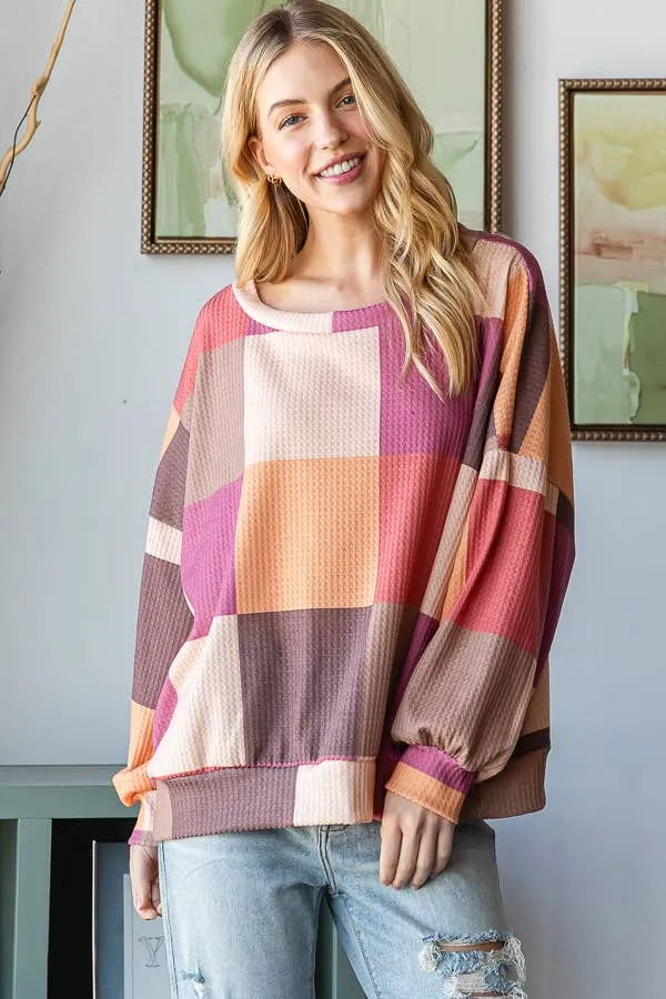 Multi-Colored Oversized Sweatshirt