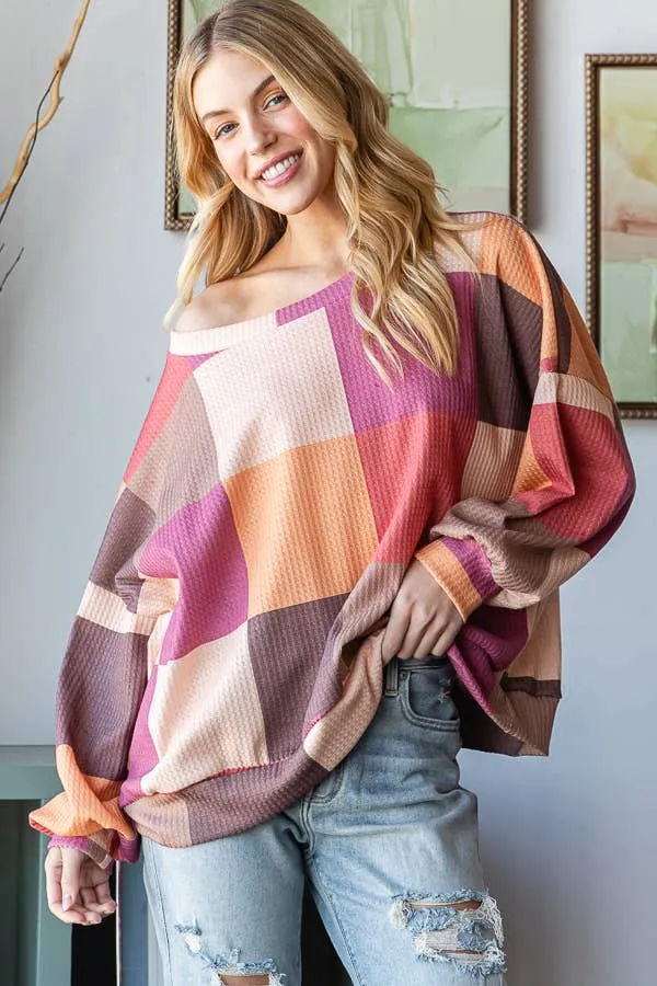 Multi-Colored Oversized Sweatshirt