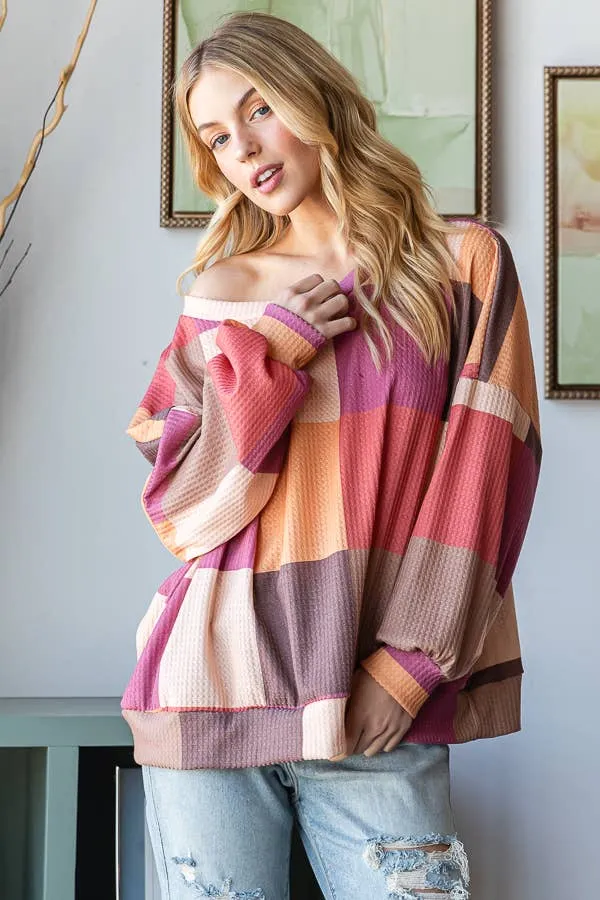 Multi-Colored Oversized Sweatshirt