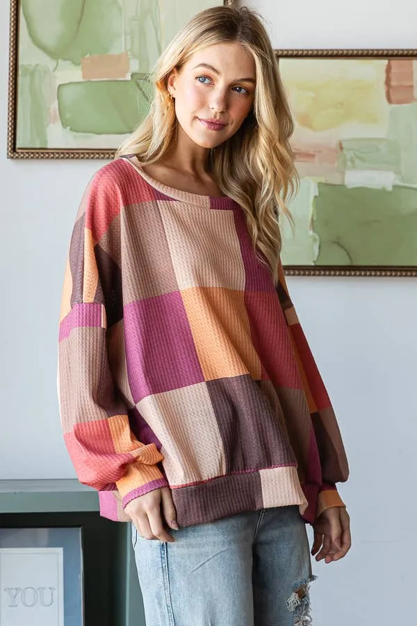 Multi-Colored Oversized Sweatshirt