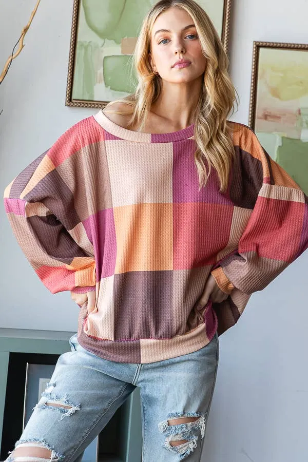 Multi-Colored Oversized Sweatshirt