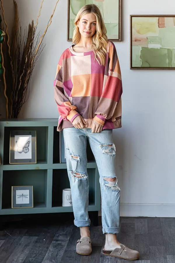 Multi-Colored Oversized Sweatshirt