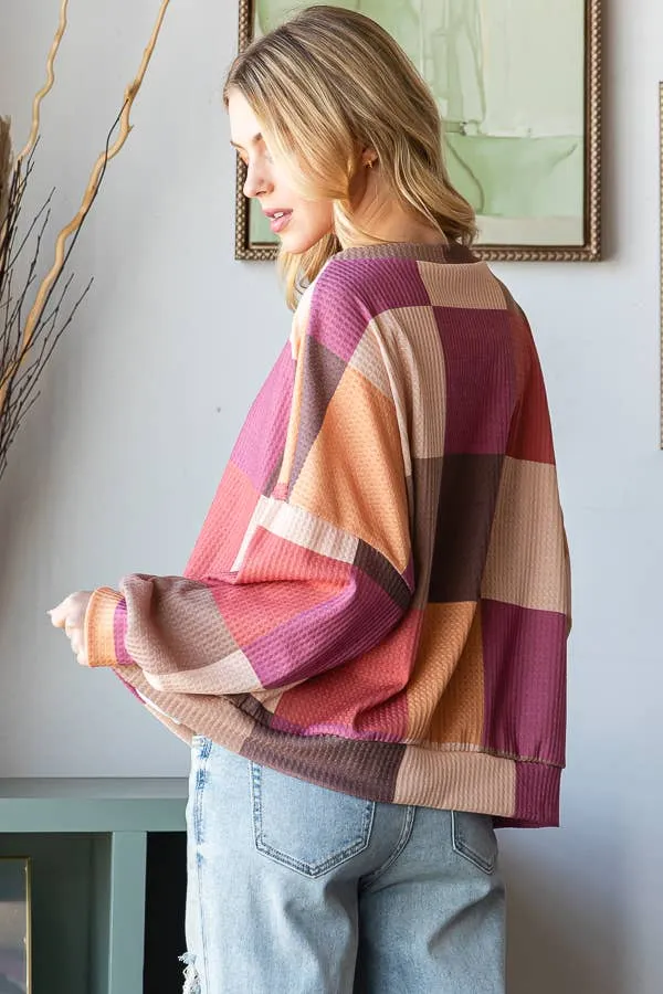 Multi-Colored Oversized Sweatshirt
