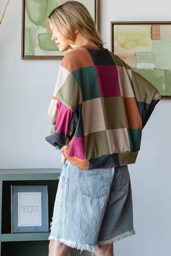 Multi-Colored Oversized Sweatshirt