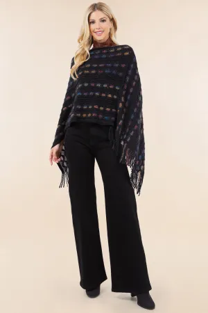 Multi Colored Poncho