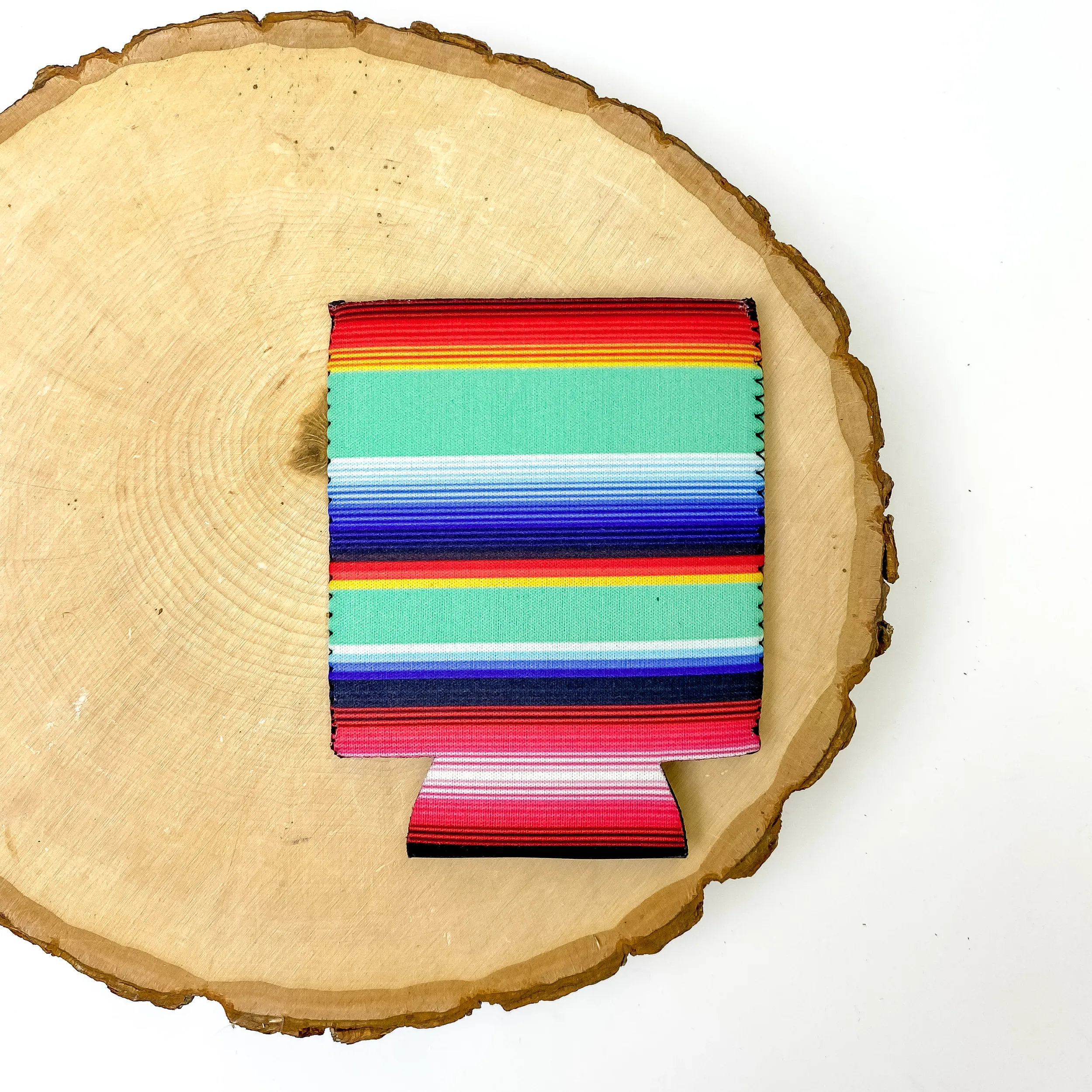 Multi Colored Serape Print Koozie