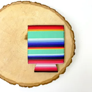Multi Colored Serape Print Koozie