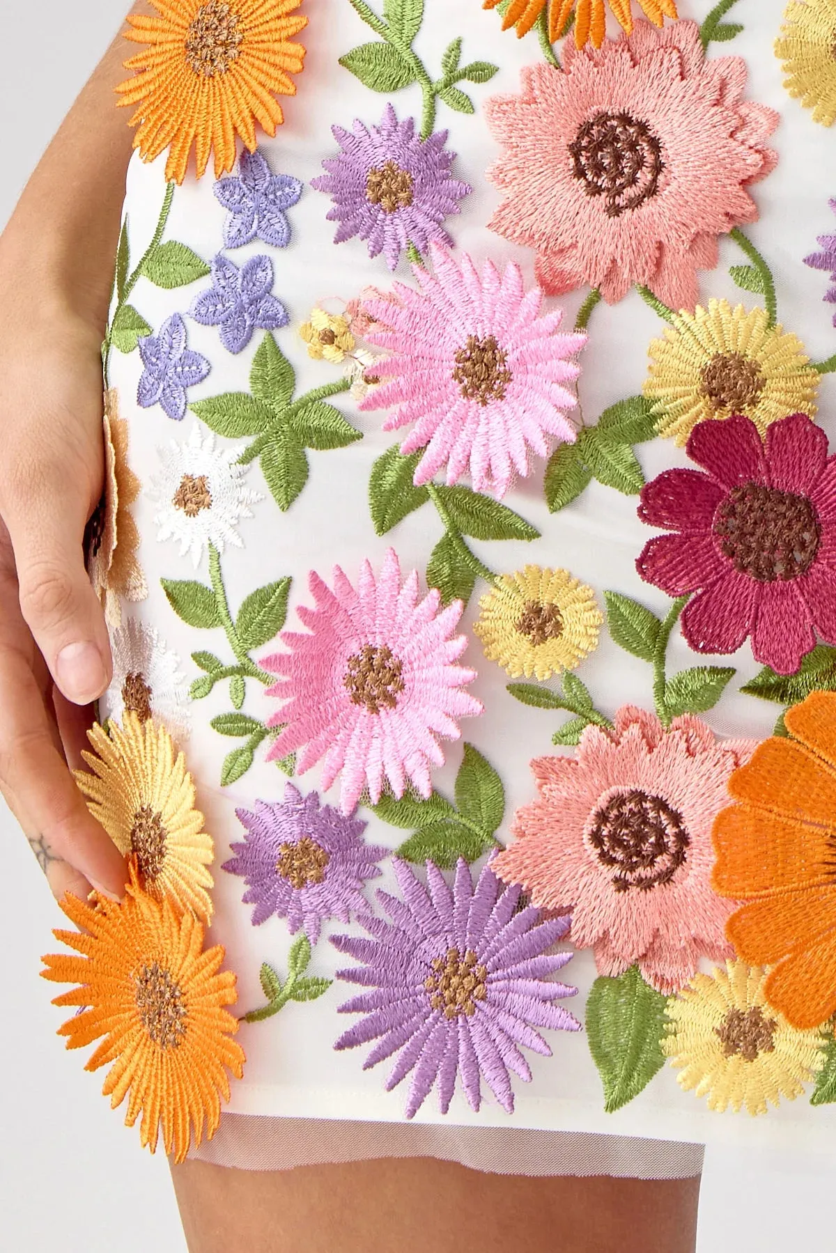 Multi Floral Tina Skirt