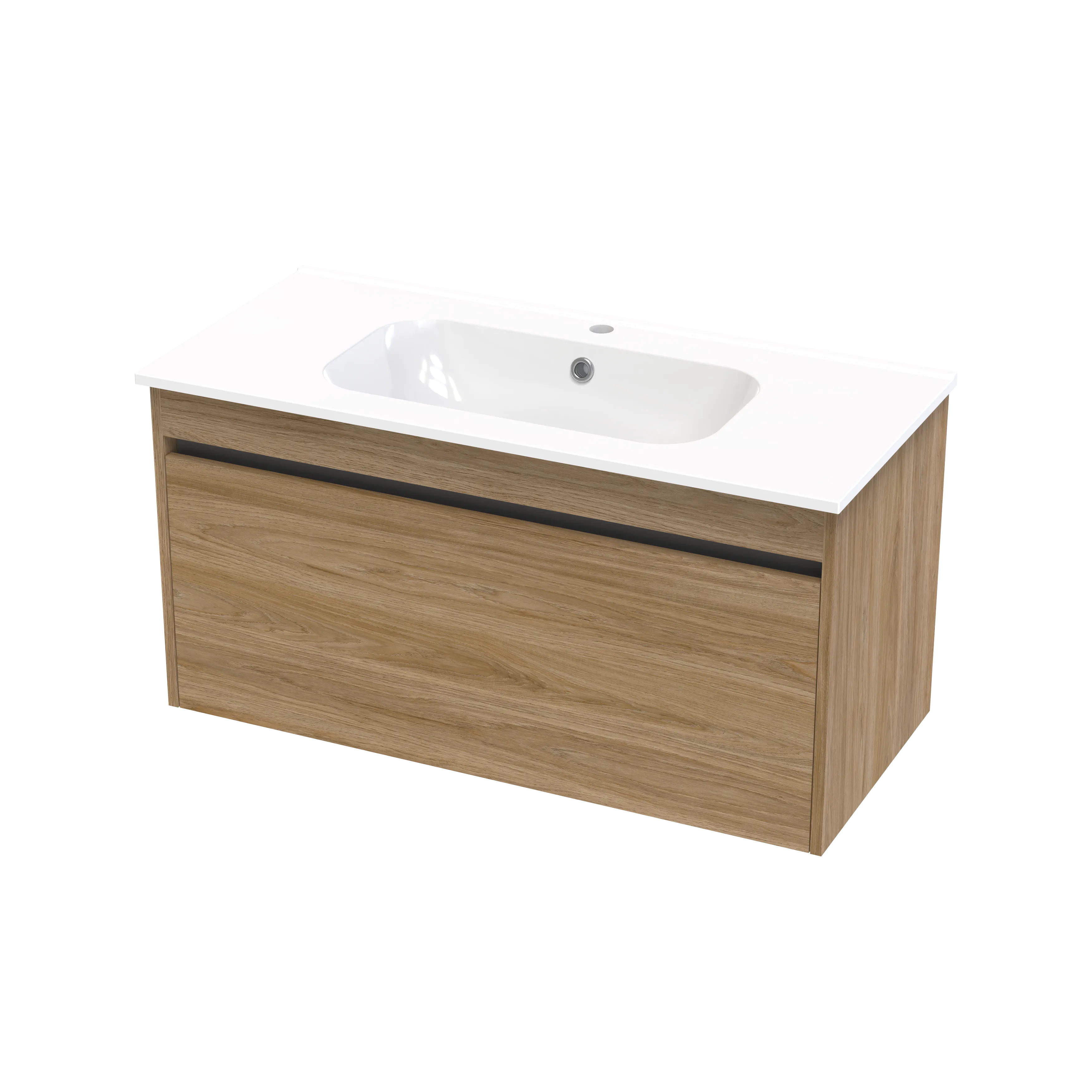 Nera Syrtari 1015 1 Drawer Wall Vanity