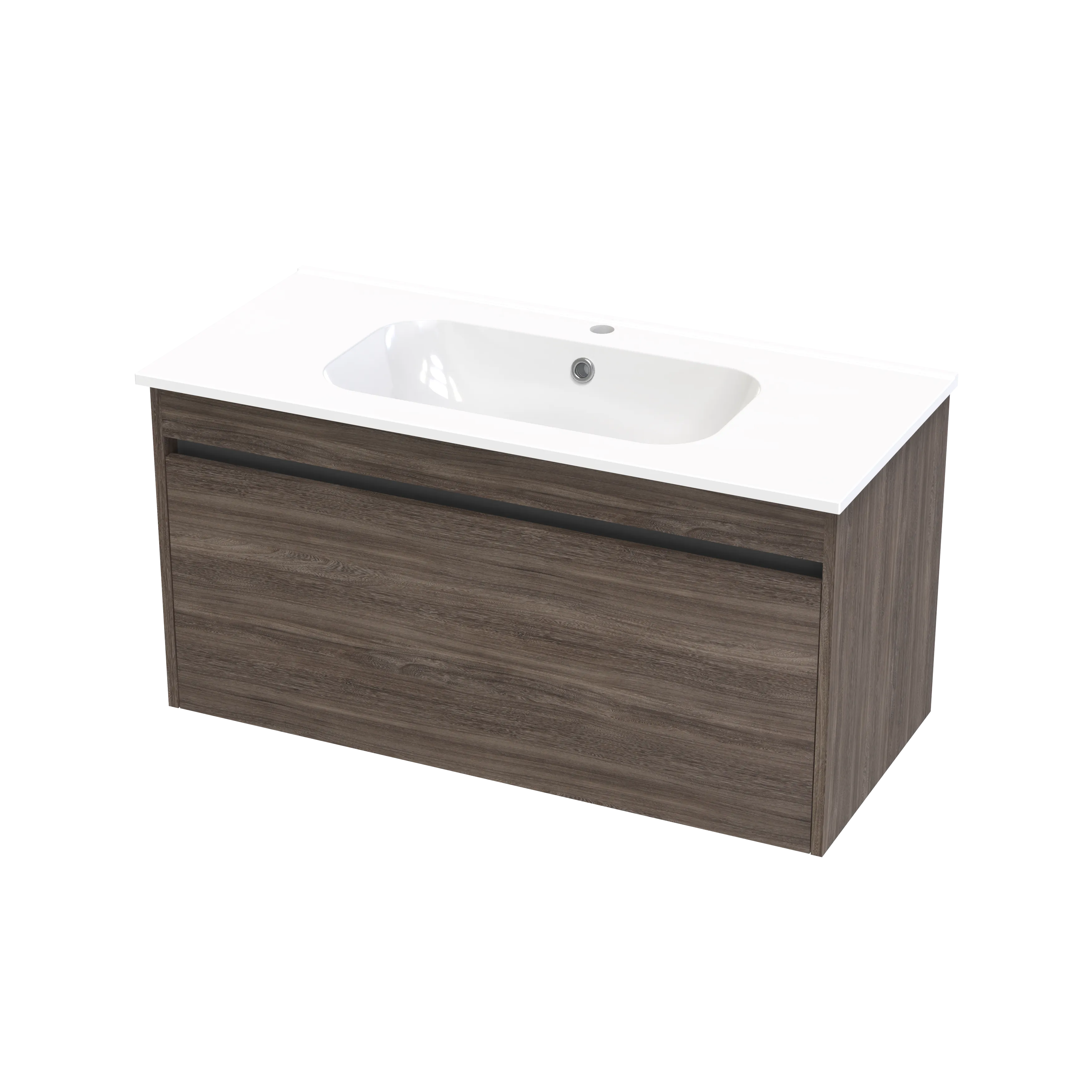 Nera Syrtari 1015 1 Drawer Wall Vanity