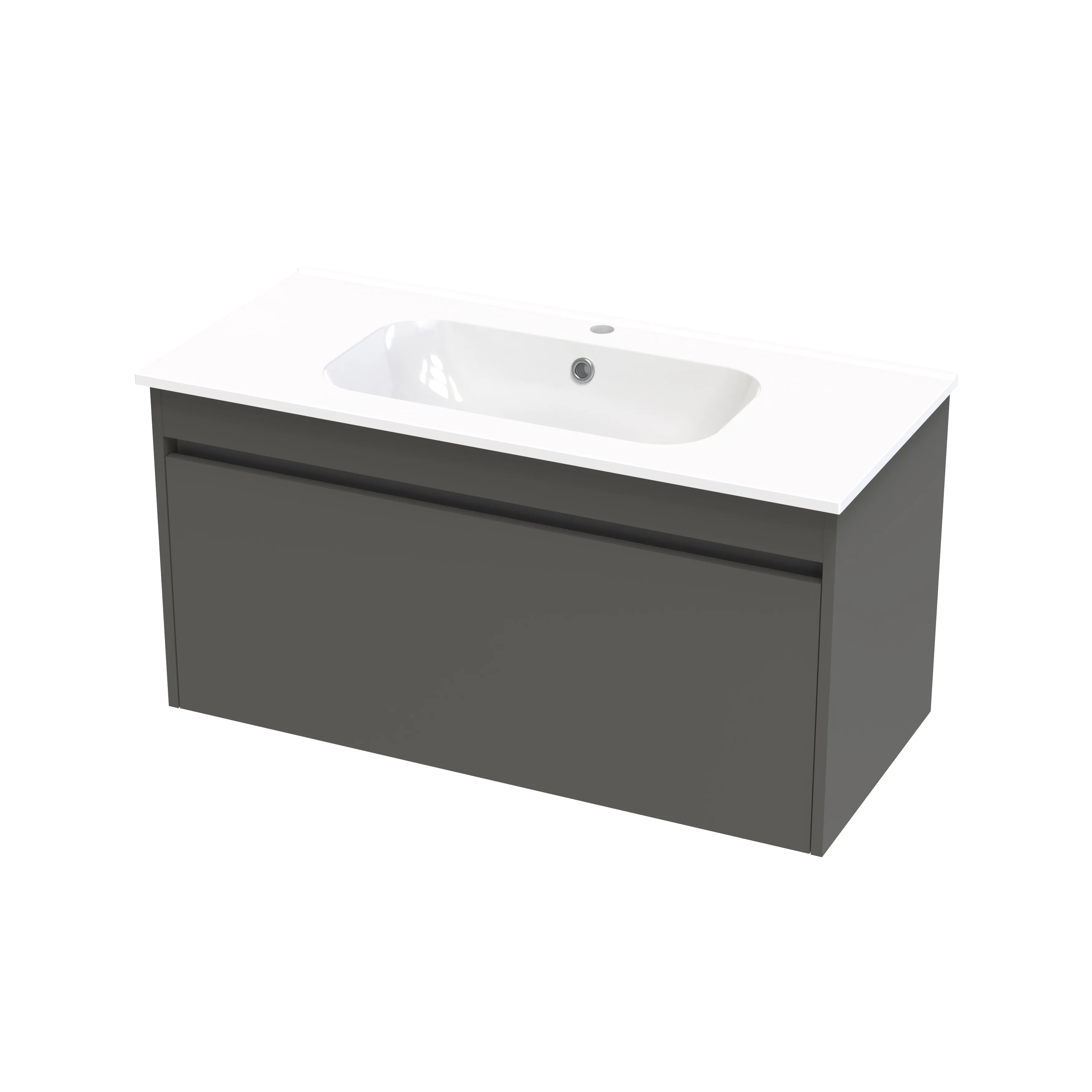 Nera Syrtari 1015 1 Drawer Wall Vanity