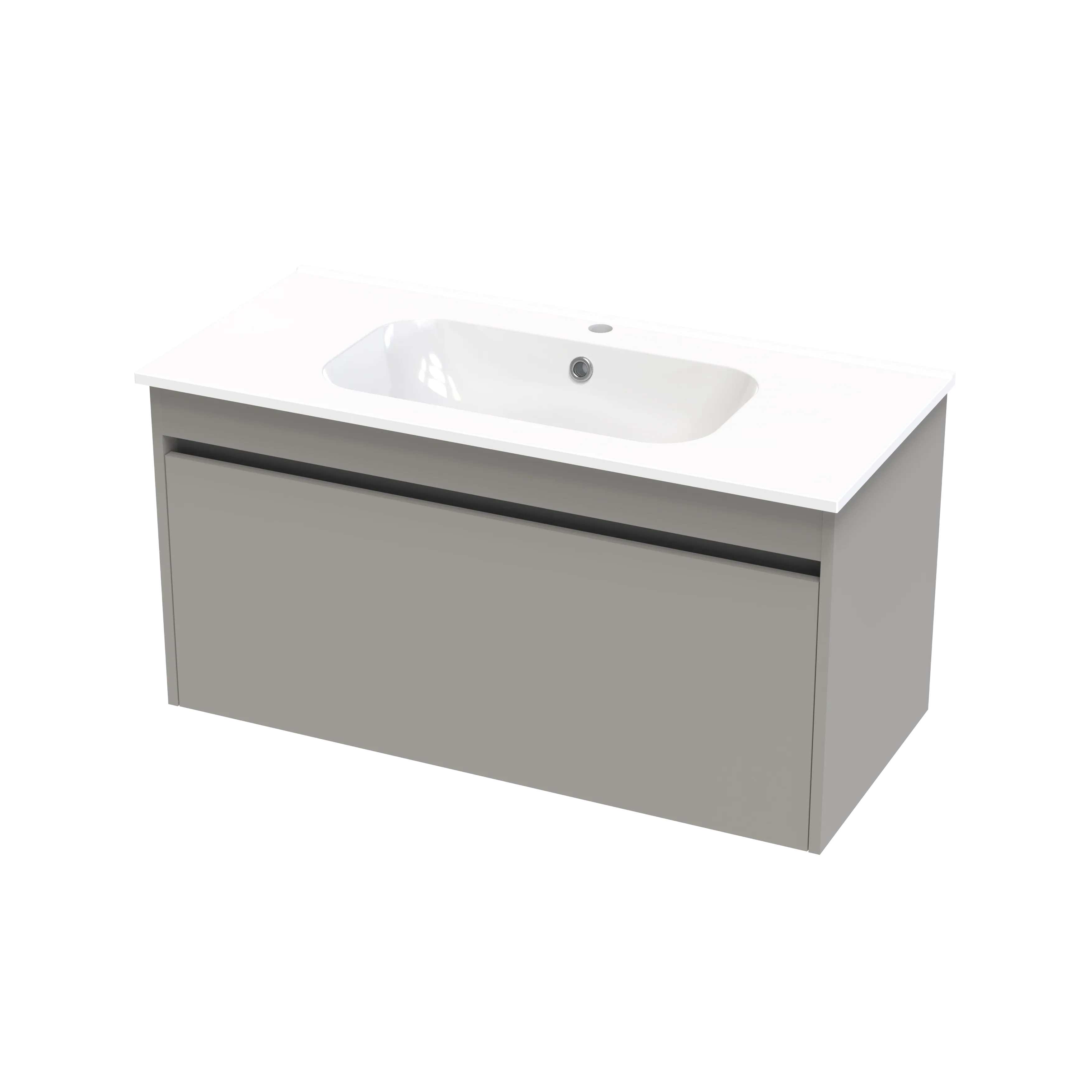 Nera Syrtari 1015 1 Drawer Wall Vanity