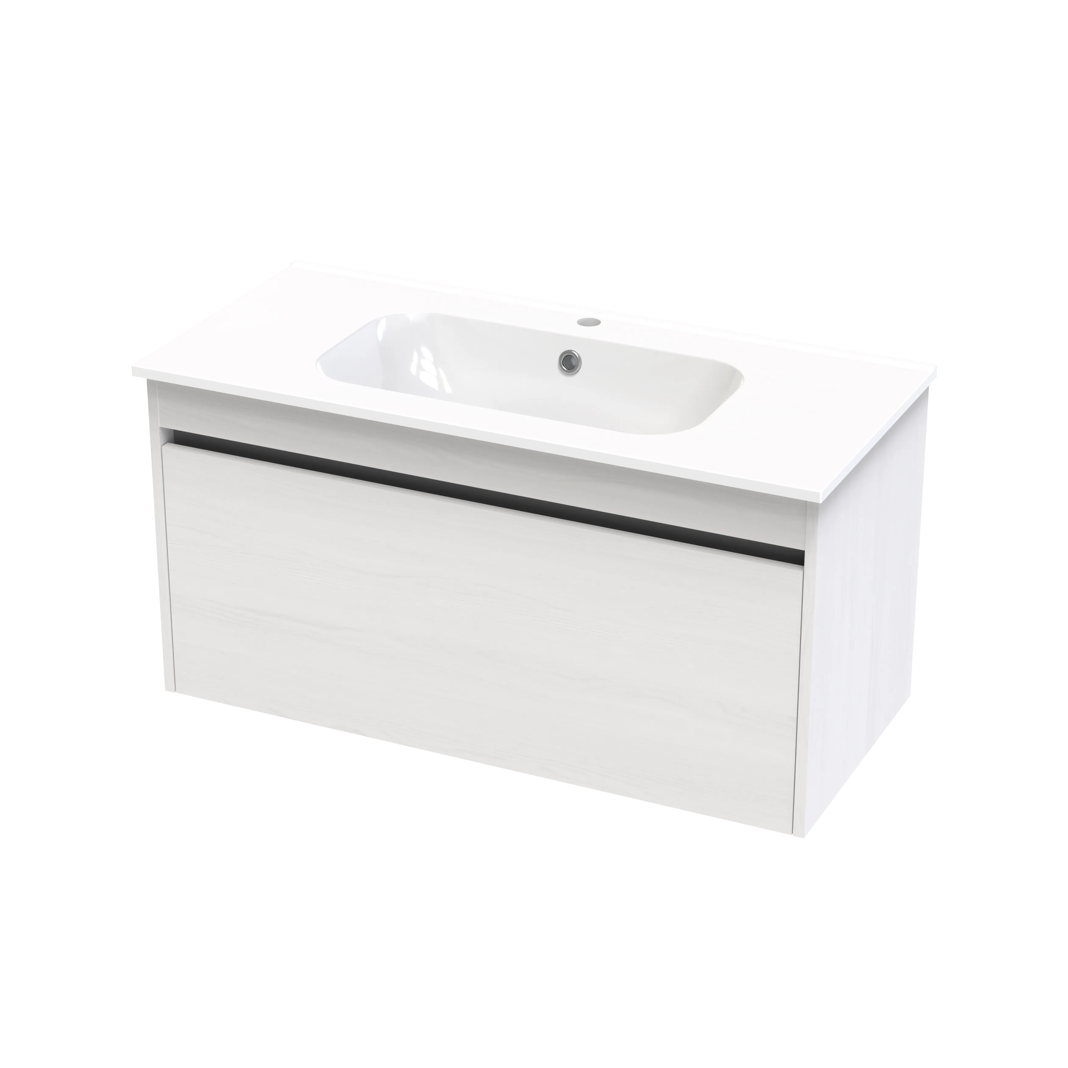 Nera Syrtari 1015 1 Drawer Wall Vanity