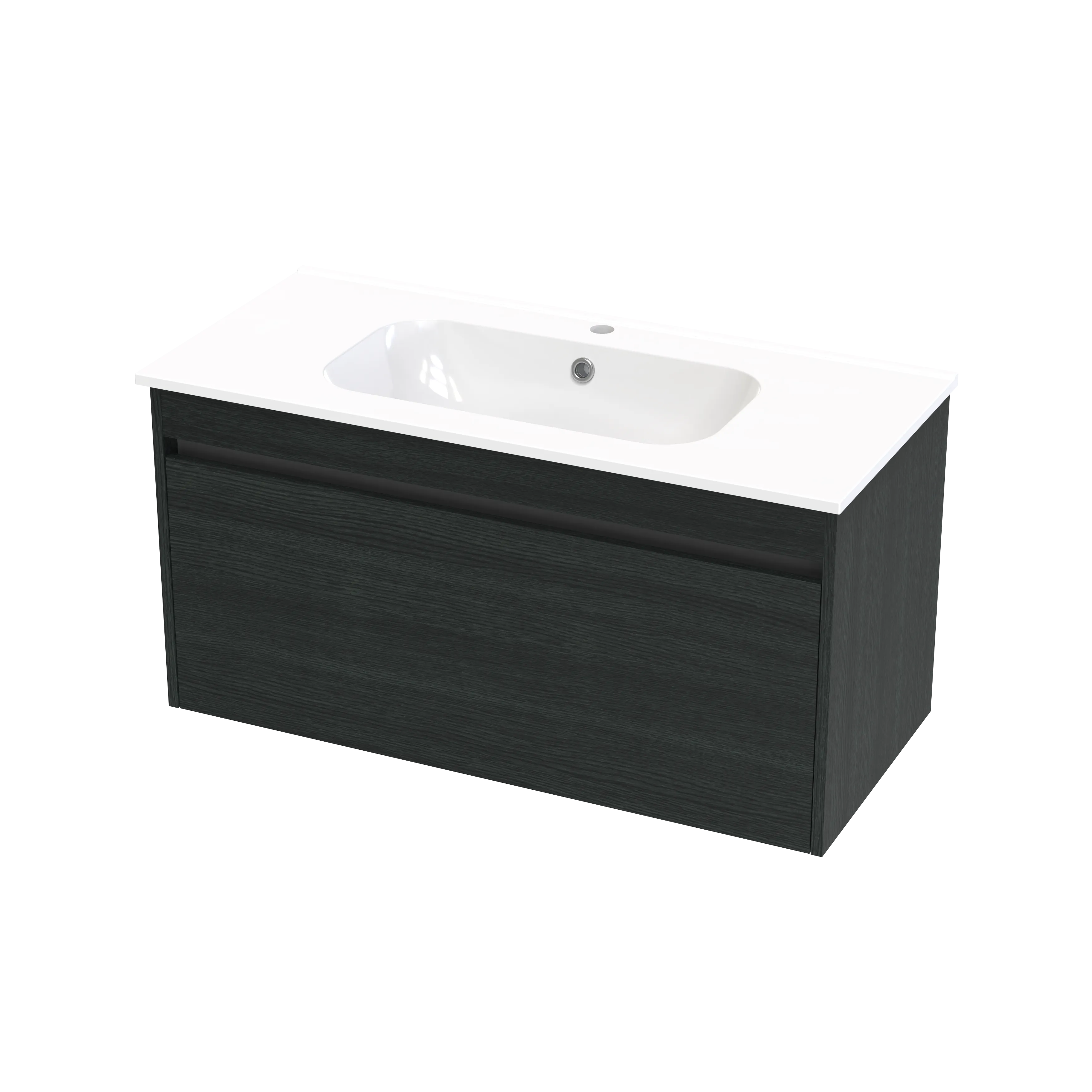 Nera Syrtari 1015 1 Drawer Wall Vanity
