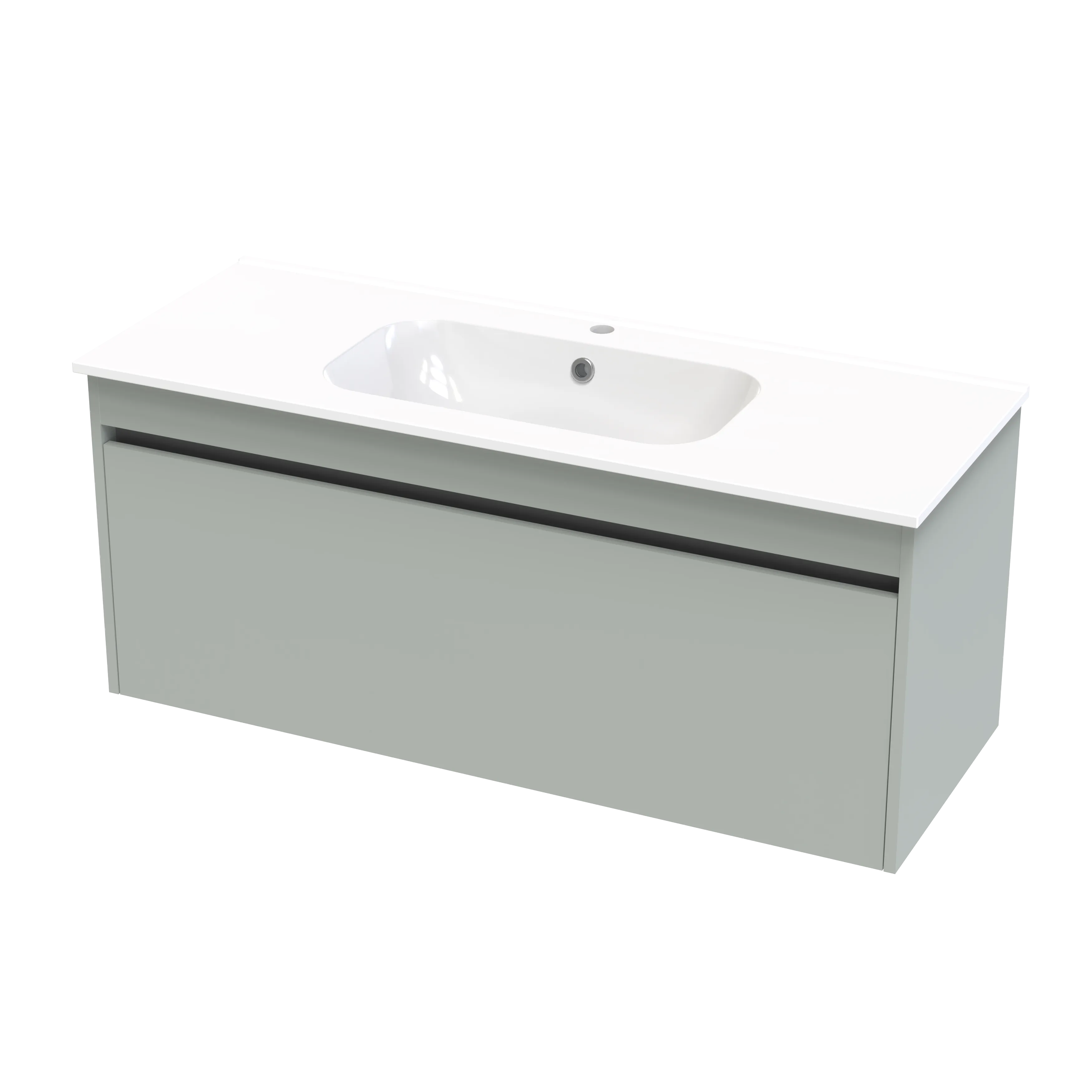 Nera Syrtari 1215 1 Drawer Wall Vanity