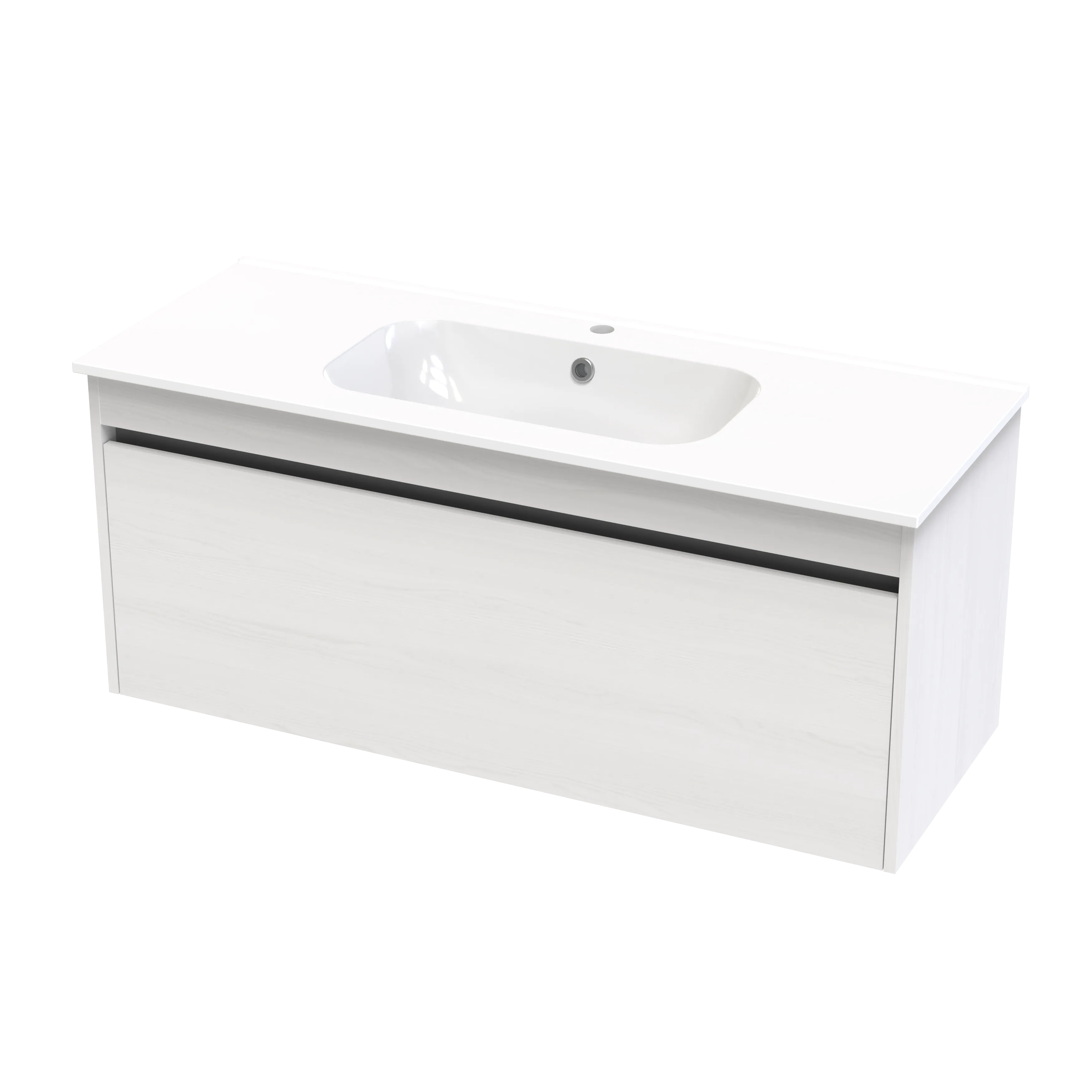 Nera Syrtari 1215 1 Drawer Wall Vanity