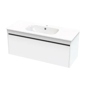 Nera Syrtari 1215 1 Drawer Wall Vanity
