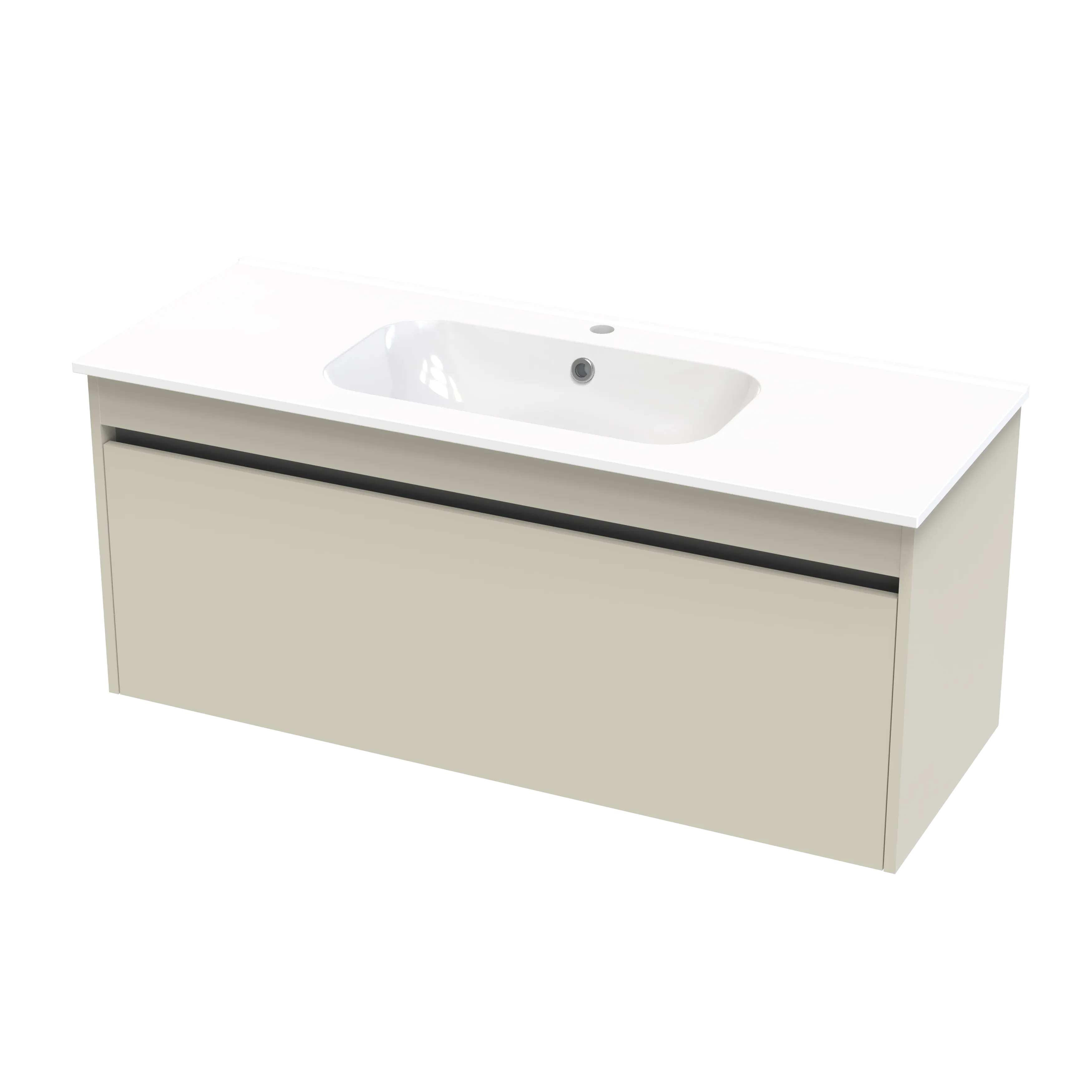 Nera Syrtari 1215 1 Drawer Wall Vanity